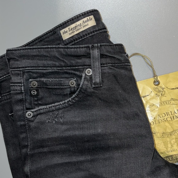 ❤️NWT AG SKINNY ANKLE BLACK JEAN - Picture 7 of 10